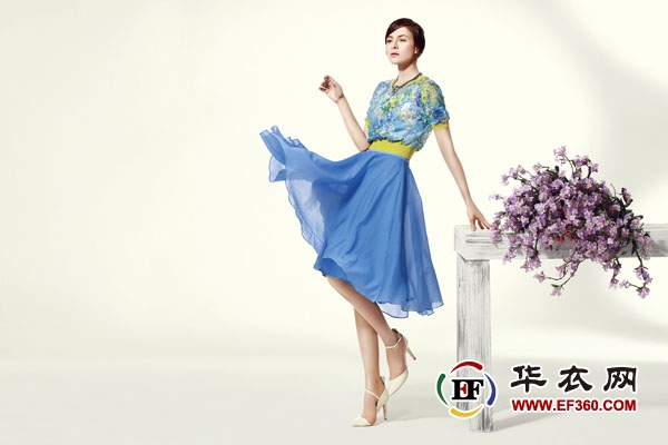 勿忘我真诚的爱 迪图女装2015春夏新品