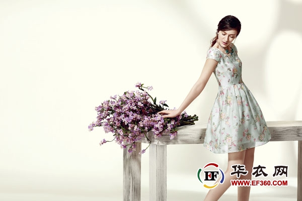 勿忘我真诚的爱 迪图女装2015春夏新品